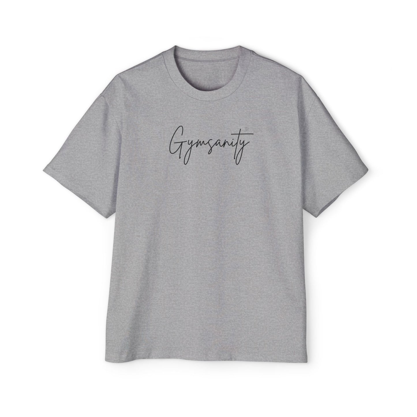 Gray Gymsanity Heritage Oversized Tee