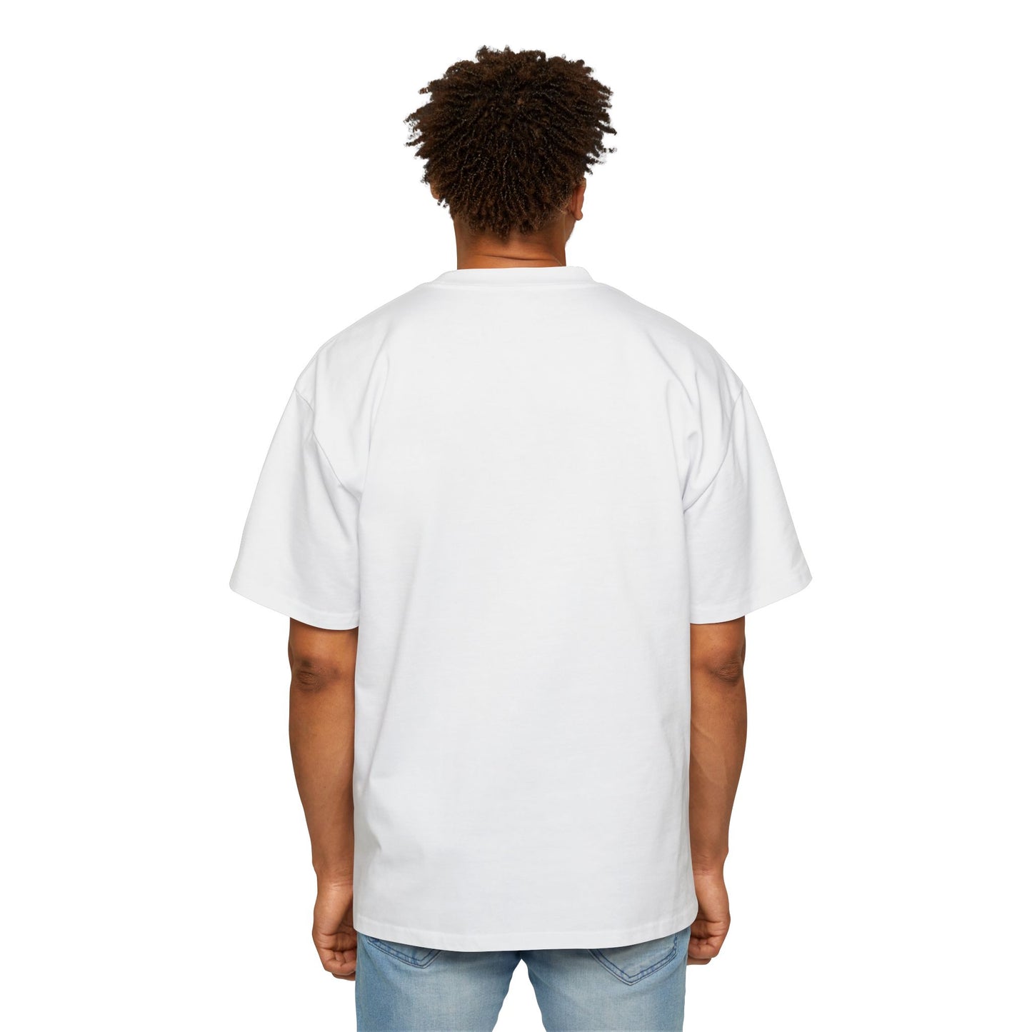 White Gymsanity Heritage Oversized Tee