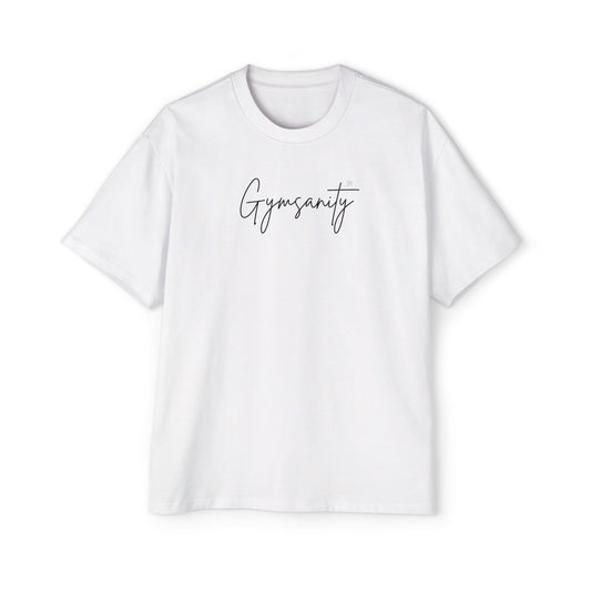 White Gymsanity Heritage Oversized Tee